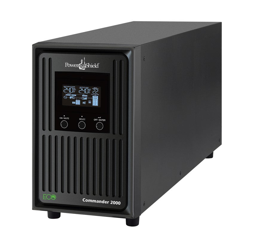 PowerShield Commander 2000VA/1800W - 10Amp, Line Interactive Pure Sine Wave Tower UPS with AVR, 2 AUS sockets, 10A, C13 x 3, 2-year warranty PowerShield Commander 2000VA/1800W - 10Amp, Line Interactive Pure Sine Wave Tower UPS with AVR, 2 AUS sockets, 10A, C13 x 3, 2-year warranty